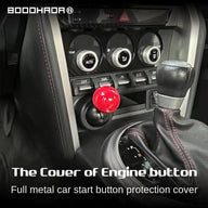 Car all-metal one-button start gear lever，Car one-button starter lever starter cover