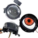 Luces de coche con forma de ojo de demonio dinámico de 8 modos, faros con lentes decorativas LED