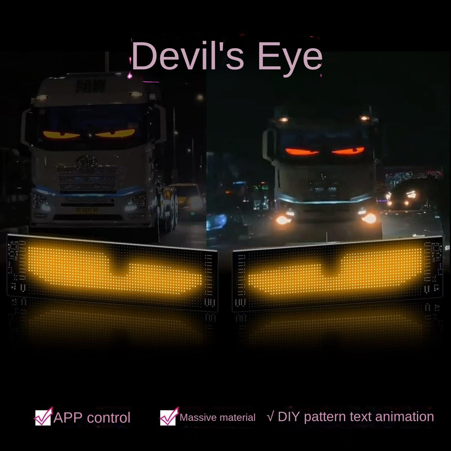 Adecuado para pantalla flexible LED Demon Eye para camión