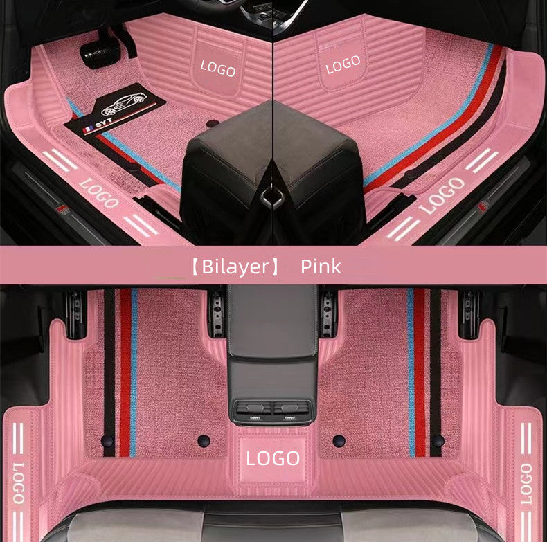 Custom-fit all-weather car floor mat fully surrounded by double-layer wear-resistant material for various car models13