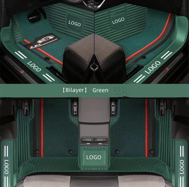 Custom-fit all-weather car floor mat fully surrounded by double-layer wear-resistant material for various car models7