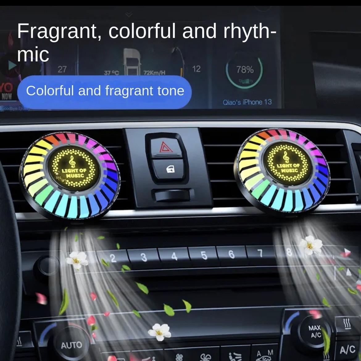 Car vent ambient light, sound-controlled car ambient light · Auto  Accessories