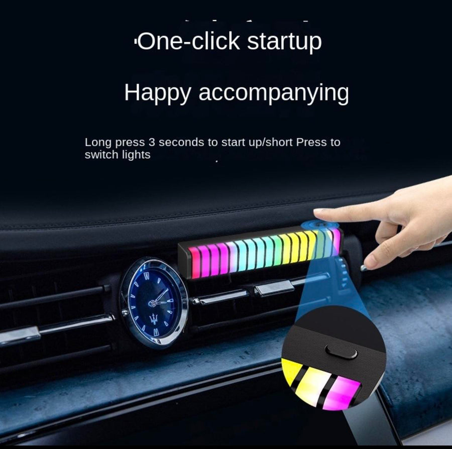 RGB Rhythm Light for Car Air Vents with Ambient Lighting0