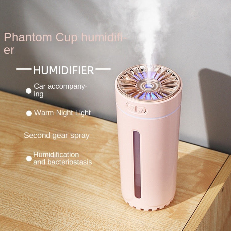 Car Aromatherapy with Phantom Cup and Colorful Night Light feature, Car Air Humidifier0