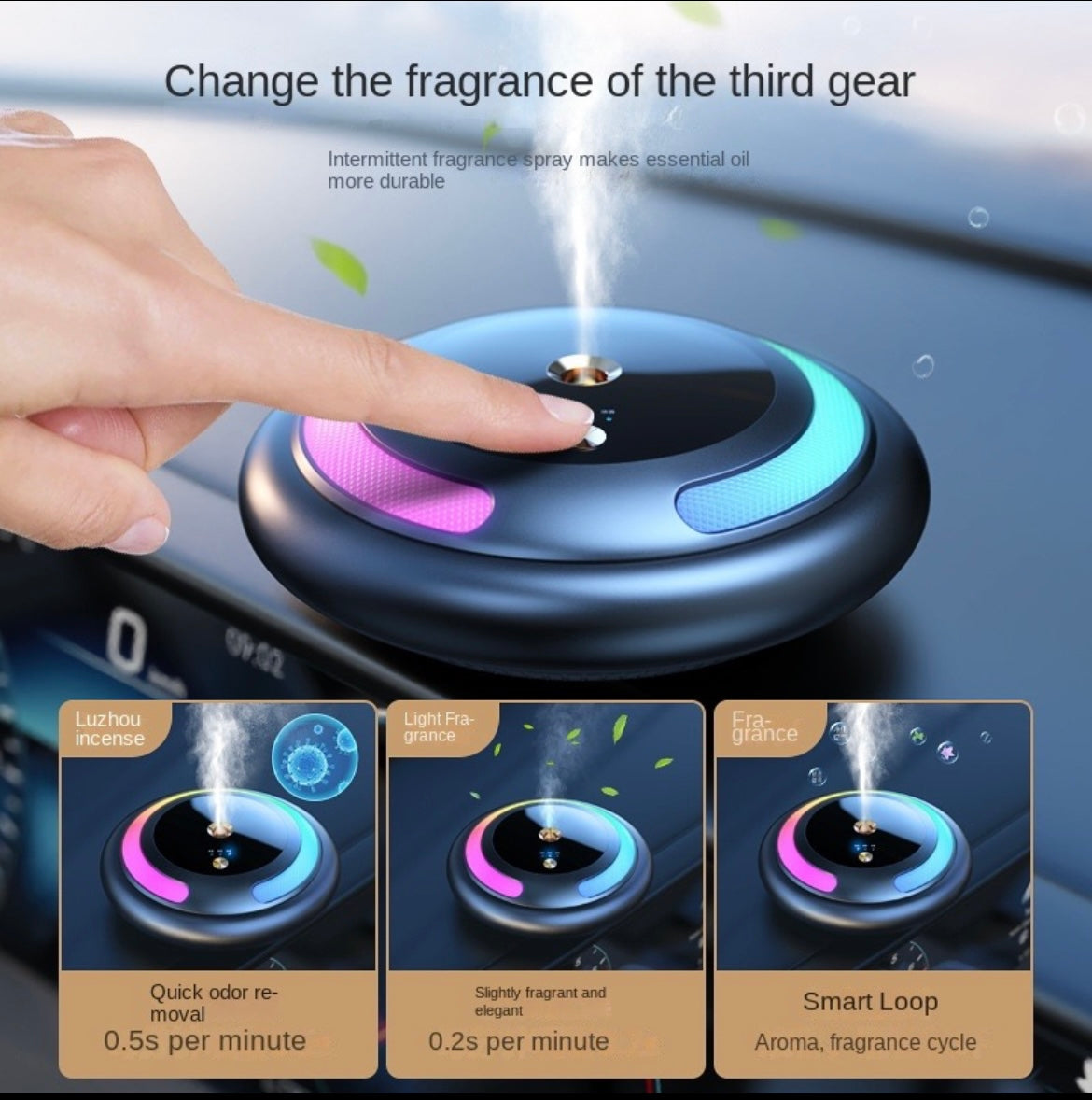 Colorful ambient light smart aromatherapy