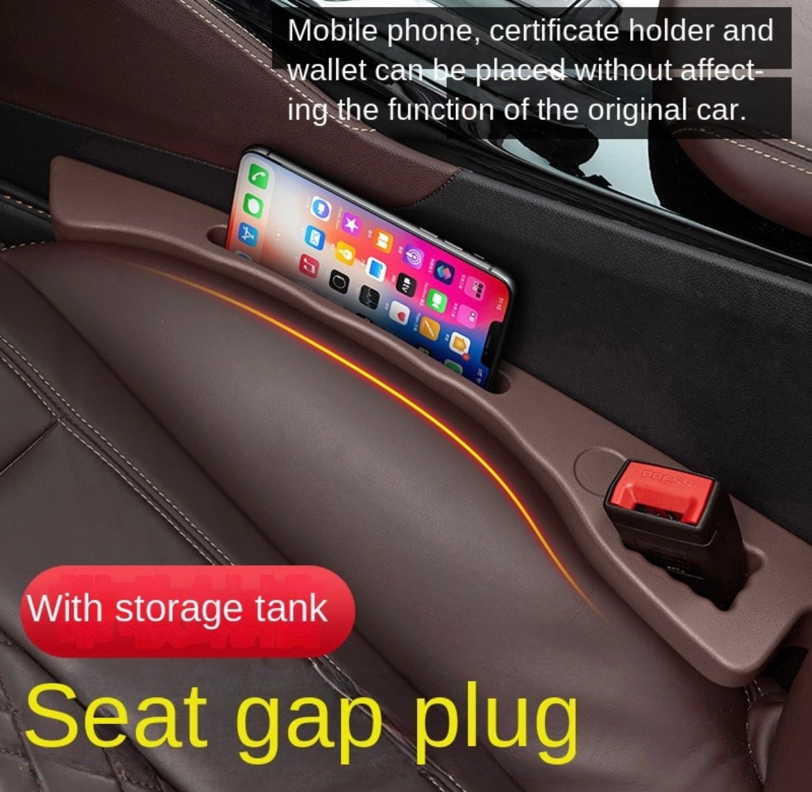 2pcs Car Seat Seam Leakproof Strip for vehicle interior protection4